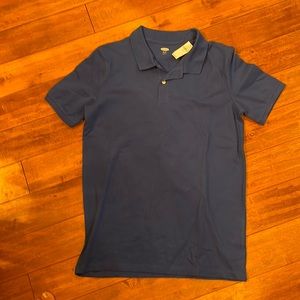 Back to school blue polo